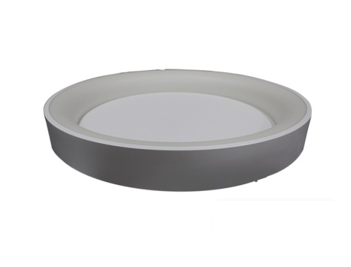 [LAM-HEA-LUM09150] LAMPARA LED INTELIGENTE REDONDA C/CR DIMERIZABLE 80W 2700K+6500K GRIS ARISTA REF. 003380 HEA LIGHT