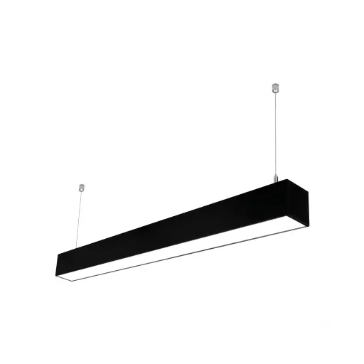 [LAM-ILU-OTL48WH] LAMPARA LINEAL LED COLGANTE 48W 6500 K 119 X 17CM NEGRO C/KIT SUSPENS. REF. OTL48WH MARCA ILUMINAK