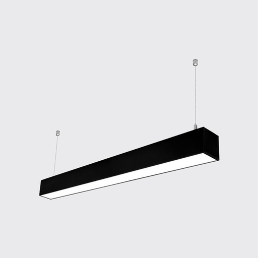 [LAM-ILU-OTL48WH] LAMPARA LINEAL LED COLGANTE 48W 6500 K 119 X 17CM NEGRO C/KIT SUSPENS. REF. OTL48WH MARCA ILUMINAK