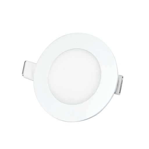 [LAM-LED-3W-RED] LAMPARA PANEL LED PARA EMPOTRAR 3 W REDONDO 6000 K MARCA LED