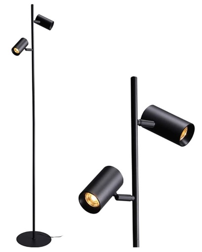 [LAM-LEO-X002Y362EZ] LAMPARA DE PIE LED MINIMALISTA 16W 2700K 850 LM COLOR NEGRO REF. X002Y362EZ / 86483 MARCA LEONLITE