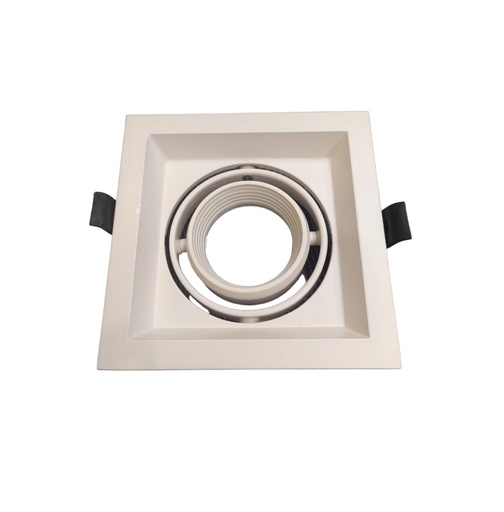 [LAM-LUM-324] LAMPARA SPOT CUADRADO 4.5" 8.5 CM X 8.5 CM PARA MR16 / GU10 COLOR BLANCO REF. LUM-324 MARCA LUMIND