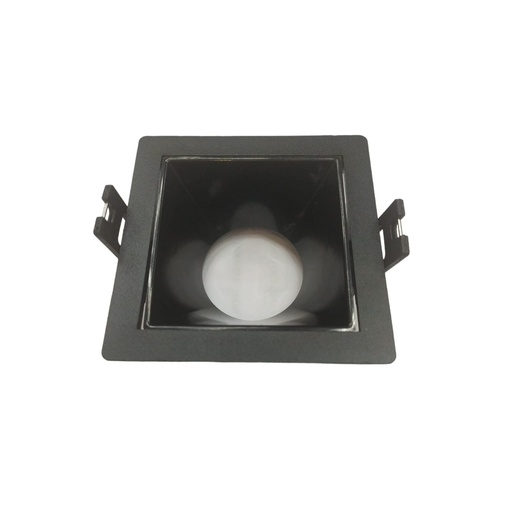 [LAM-LUM-444] LAMPARA SPOT CUADRADO 3.5" 8.5 CM X 8.5 CM PARA MR16 / GU10 COLOR NEGRO REF. LUM-444 MARCA LUMIND