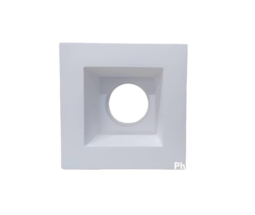[LAM-LUM-564] LAMPARA SPOT CUADRADO 5" 12 CM X 12 CM PARA MR16 / GU10 COLOR BLANCO REF. LUM-564 MARCA LUMIND