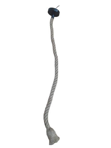 [LAM-LUM-LUM-127] LAMPARA COLGANTE SOCATE E27 PARA DECORACIONES VINTAGE TIPO MECATE REF. LUM-127 MARCA LUMIND