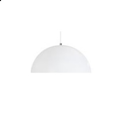 [LAM-LUM-LUM-129] LAMPARA COLGANTE DECORATIVA 30 CM X 15 CM COLOR BLANCO MATE REF. LUM-8002-B MARCA LUMIND