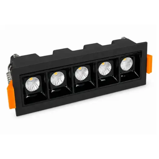 [LAM-LUM-LUM-1324] APLIQUE LINEAL MULTISPOT 10W 100-265V 3000K 14.6 X 4.5 X 4.5 CM NEGRO LUM-1324 MARCA LUMIND