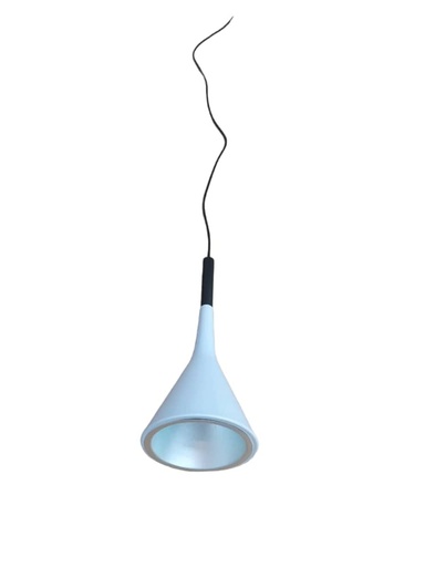 [LAM-LUM-LUM-152] LAMPARA COLGANTE DECORATIVA 15 CM X 36 CM COLOR BLANCO REF.LUM-9047B MARCA LUMIND