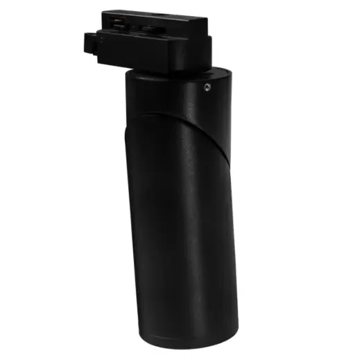 [LAM-LUM-LUM-208] LAMPARA DEFORMABLE TIPO CILINDRO GU10 (SIN BOMB.) NEGRO P/RIEL TRACK LIGHT H REF.LUM208 MARCA LUMIND