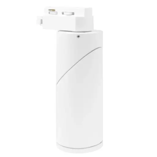 [LAM-LUM-LUM-209] LAMPARA T/BALA DEFORMABLE P/DICROICO GU10 BLANCO P/RIEL TRACK LIGHT H 110V REF. LUM-209 MARCA LUMIND
