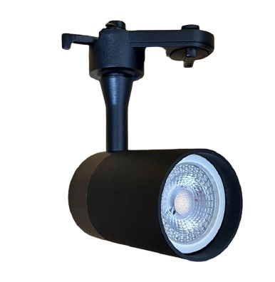 [LAM-LUM-LUM-210] LAMPARA TIPO BALA PEQUEÑA GU10 (SIN BOMBILLO) COLOR NEGRO P/RIEL TRACK LIGHT REF-LUM210 MARCA LUMIND
