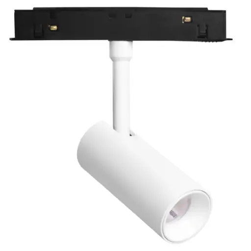 [LAM-LUM-LUM-221B-2] LAMPARA LED INTEGRADA TIPO BALA 7W 3000K 48V P/RIEL MAGNETICO BLANCO REF. LUM-221B-2 MARCA LUMIND