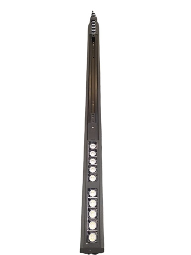 [LAM-LUM-LUM-265] LAMPARA CON RIEL LED P/ EMPOTRAR C/MULTI SPOT 120 CM 20 W 3000 K C/NEGRO 110-265 V TRACK LIGHT H (RASTER RAIL) REF. LUM-265 LUMIND