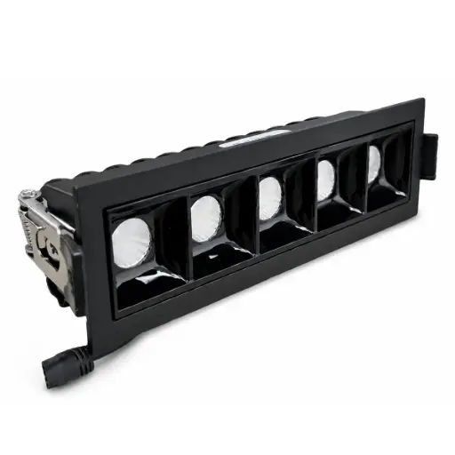 [LAM-LUM-LUM-283] APLIQUE LINEAL MULTISPOT 10W 30° 85-265V 3000K 14.5 X 4.5 X 3.5 CM NEGRO LUM-283 MARCA LUMIND