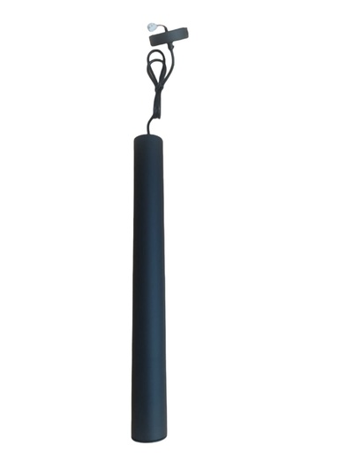[LAM-LUM-LUM-320] LAMPARA COLGANTE DECORATIVA CILINDRICA 35 CM P/SOCATE GU10 COLOR NEGRO REF. LUM-320 MARCA LUMIND