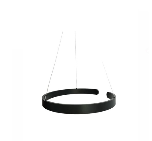 [LAM-LUM-LUM-355] LAMPARA COLGANTE DECORATIVA 60CM 35W 3000K 85 - 265V C/ NEGRO MOD HORSE I REF. LUM-355 MARCA LUMIND