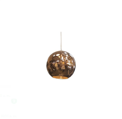 [LAM-LUM-LUM-391] LAMPARA COLGANTE DECORATIVA 30 CM MAX 60W E27 COLOR ROSE GOLD MOD MAKALU I REF.LUM-391 MARCA LUMIND