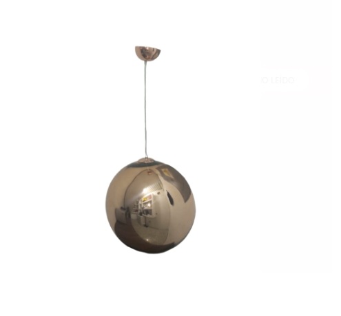 [LAM-LUM-LUM-392] LAMPARA COLGANTE DECORATIVA 40 CM MAX 60W E27 COLOR ROSE GOLD MOD MAKALU II REF.LUM-392 MARCA LUMIND