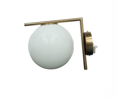 [LAM-LUM-LUM-394] LAMPARA DE PARED DECORATIVA E14 MOD. PISCIS E14 COLOR GOLD REF. LUM-394 MARCA LUMIND