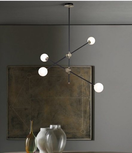[LAM-LUM-LUM-399] LAMPARA COLGANTE DECORATIVA 4,5 W G9 110-240 V 92 X 55 X 75 CM MOD. ABELIA REF.LUM-399 MARCA LUMIND