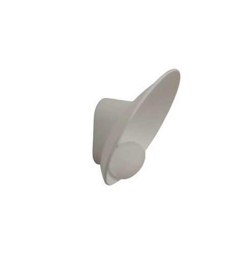 [LAM-LUM-LUM-416] LAMPARA DE PARED DECORATIVA 5W G9 E14 MOD. TIMOR COLOR BLANCO REF. LUM-416 MARCA LUMIND