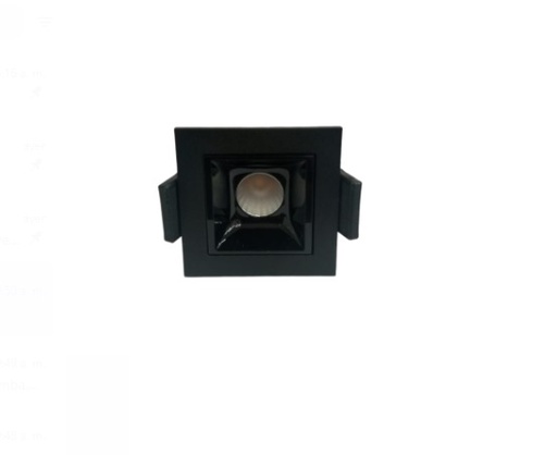 [LAM-LUM-LUM-424] LAMPARA LED MINI SPOT CUADRADO 3 W 3000 K 45° 38 X 38MM COLOR NEGRO REF. LUM-424 MARCA LUMIND
