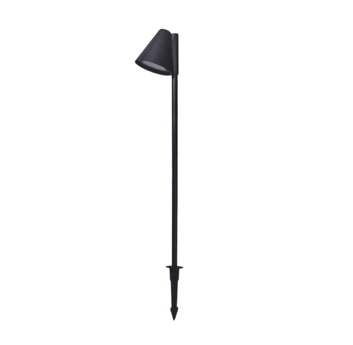 [LAM-LUM-LUM-501] LAMPARA T/ ESTACA P/JARDIN P/DICROICO GU10 IP65 T/BALA ORIENTABLE SPIKE HAT REF.LUM-501 MARCA LUMIND