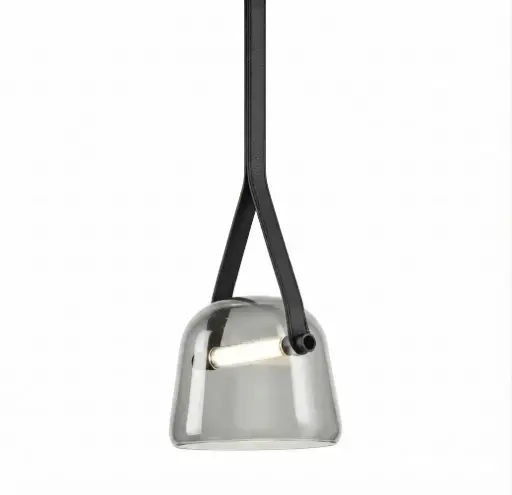 [LAM-LUM-LUM-593] LAMPARA COLGANTE DECORATIVA 3000K 110-240V 22 X 165 CM MOD.OBI WHITE NEGRO REF.LUM-593 MARCA LUMIND