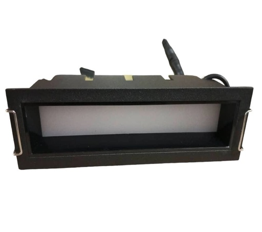 [LAM-LUM-LUM-622] LAMPARA LED SPOT RECTANGULAR 15 W 24°-40° CRI/80 DIFUSO COLOR NEGRO REF. LUM-622 MARCA LUMIND