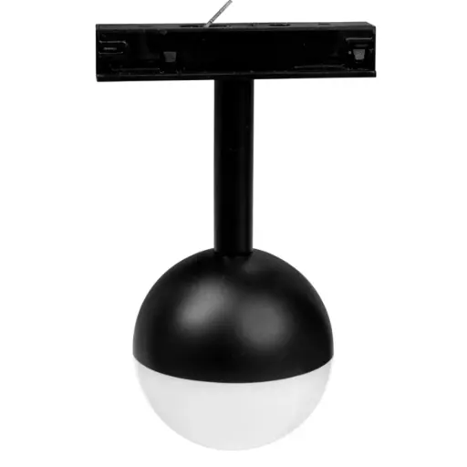 [LAM-LUM-LUM-645] LAMPARA DECOPRATIVA T/ESPERA INTEGRADA 5W P/RIEL TRACK LIGHT H 110V NEGRO REF. LUM-645 MARCA LUMIND