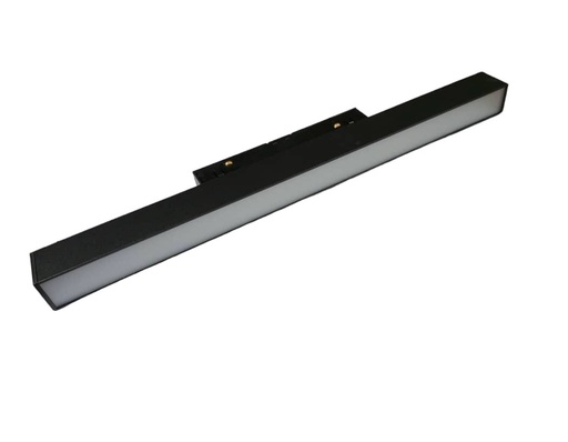 [LAM-LUM-LUM-660-2] LAMPARA LINEAL DIFUSA 10W 48V 4000K 30X2.2X2.5CM NEGRO P/RIEL MAGNETICO LUM-660-2 LUMIND