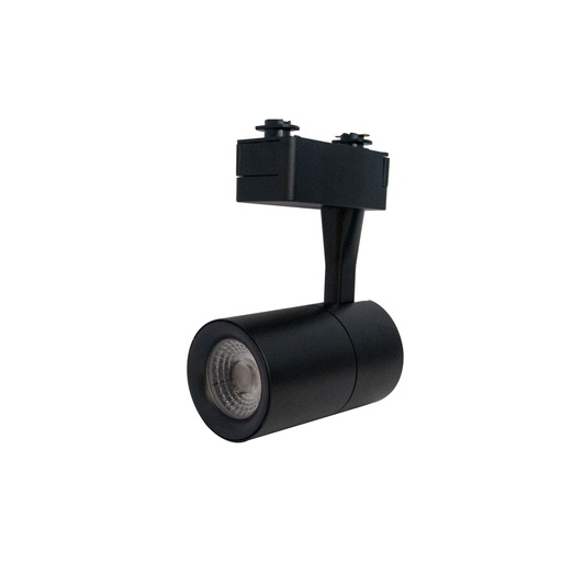 [LAM-LUM-LUM-66] LAMPARA LED INTEGRADA TIPO BALA 10 W 3000 K 800 LM 85-265V NEGRO PARA RIEL TRACK LIGHT MARCA LUMIND