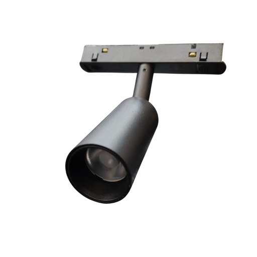 [LAM-LUM-LUM-671] LAMPARA LED INTEGRADA TIPO BALA 7W 4000K 48V 1000LM NEGRO P/RIEL TRACK LIGHT MAGNETICO LUM-671LUMIND