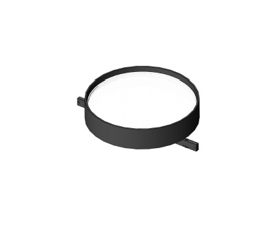 [LAM-LUM-LUM-692] LAMPARA DIFUSA 8W 3000K 24VDC T/DOWNLIGHT NEGRO P/ RIEL MAGNETICO ULTRADELGADO MARCA LUMIND