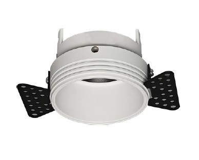 [LAM-LUM-LUM-771] LAMPARA SPOT TRIMLESS REDONDO 8 CM X 4.3 CM P/DRYWALL P/GU10 BLANCO REF. LUM-771 MARCA LUMIND