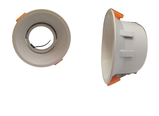 [LAM-LUM-LUM-78] LAMPARA SPOT 3.5" X H 42MM PARA DICROICO GU10 COLOR BLANCO TIPO CONO REF.LUM-78 MARCA LUMIND