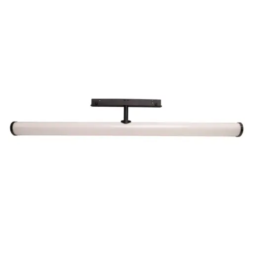 [LAM-LUM-LUM-807] LAMPARA BARRA CILINDRICA 18W 3000K P/RIEL MAGNETICO 48V 36X600X193X100MM BCO NEGRO LUM-807 LUMIND