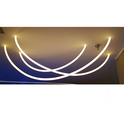 [LAM-LUM-LUM-832] LAMPARA COLGANTE MANGUERA NEON 25W 3000K P/RIEL MAGNETICO 48VDC 26X193X2600MM REF.LUM-832 LUMIND