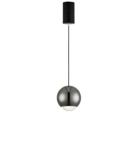 [LAM-LUM-LUM-858] LAMPARA COLGANTE DECORATIVA 4000K MOD. PYXIS COLOR PEARL BLACK REF.LUM-858 MARCA LUMIND
