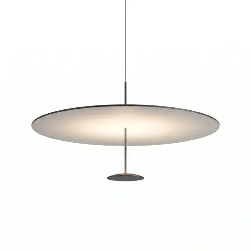 [LAM-LUM-LUM-861] LAMPARA COLGANTE DECORATIVA 25W VOLANS BLANCAS REF.LUM-861 MARCA LUMIND