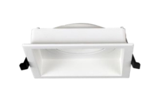 [LAM-LUM-LUM-885] LAMPARA SPOT MARCO CUADRADO EMPOTRABLE P/DICROICO GU10 COLOR BLANCO REF.LUM-885 MARCA LUMIND