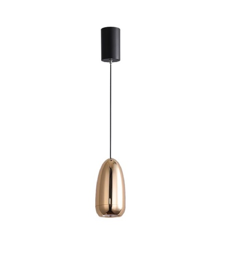 [LAM-LUM-LUM-894] LAMPARA DECORATIVA COLGANTE 85 X 80 MM CCT:3000K 115V C/NEGRO REF: LUM-894 MARCA LUMIND