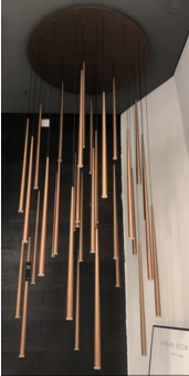 [LAM-LUM-LUM-980] LAMPARA COLGANTE PENDULO 12W 3000K IP20 90-260V COLOR CAFE REF. LUM-980 MARCA LUMIND