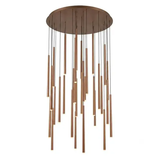 [LAM-LUM-LUM-980] LAMPARA COLGANTE PENDULO 12W 3000K IP20 90-260V COLOR CAFE REF. LUM-980 MARCA LUMIND