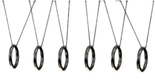 [LAM-LUM-LUM-989] LAMPARA COLGANTE DECORATIVA 30W 3000K 40 CM CANIS SIX PEAR BLACK EPISTAR REF.LUM-989 MARCA LUMIND