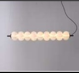 [LAM-LUX-CH-RG-40W] LAMPARA COLGANTE DE TECHO MOD. ESFERAS PVC + METAL 40 W 3000 K ROSE GOLD REF. CHARM SP-D1000 LUXOLAR