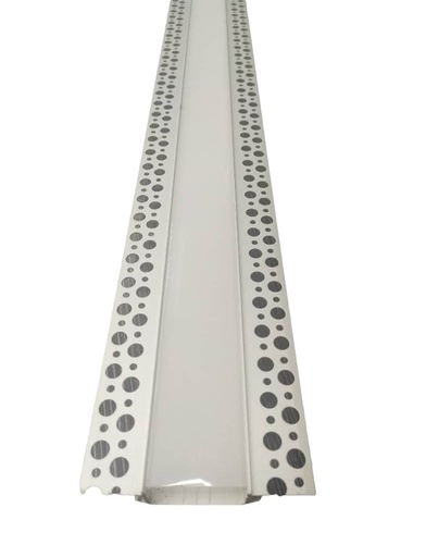[LAM-LUX-LUX-APL081-R] PERFIL DE ALUMINIO P/EMBUTIR DE 4 CM CINTA LED 2 MTR C/DIFUSOR REF. APL081-R MARCA LUXOLAR