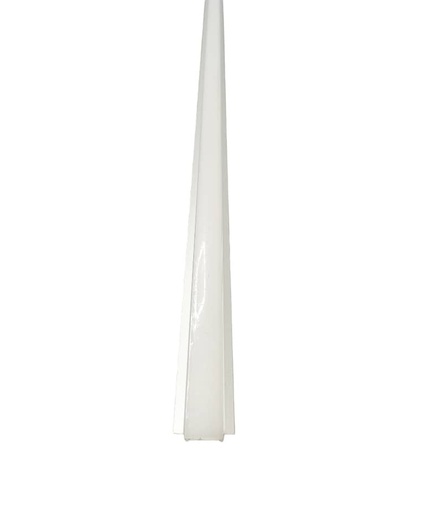 [LAM-LUX-LUX-C021.2M] PERFIL DE ALUMINIO ULTRA PLANO P/EMBUTIR DE 1,5 CM CINTA LED 2 MTR C/DIFUSOR REF. C021.2M LUXOLAR