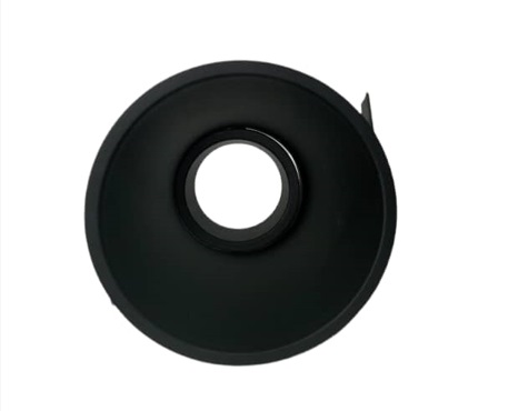 [LAM-LUX-LUX-GP-S-5029-Q-N] LAMPARA SPOT 4" P/EMP REDONDO P/DICROICO GU10 SIN BOMB. C/NEGRO REF.LUX-GP-S-5029-Q-N MARCA LUXOLAR