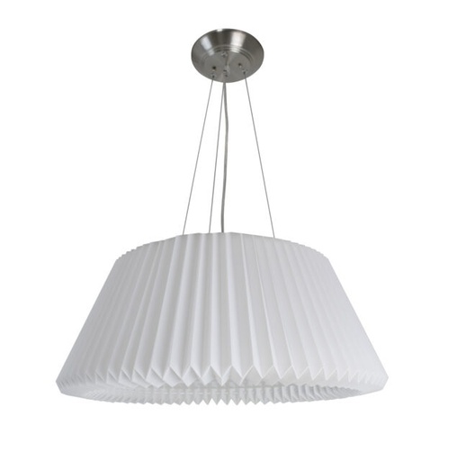 [LAM-LUX-LUX004FU] LAMPARA COLGANTE GONNA SPECIALE 3 X 5 W E27 57 CM X 25 CM C/BOMB. BLANCO REF. LUX004FU MARCA LUXOR